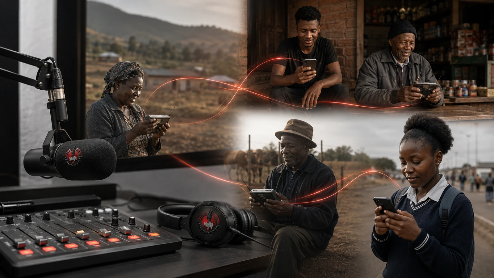 Nquthu Radio streaming from the studio to listeners across Umzinyathi